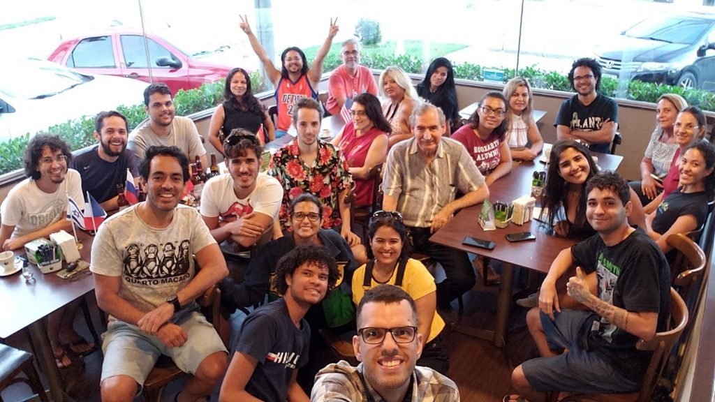 Turma do Clube Poliglota Brasil - CPB